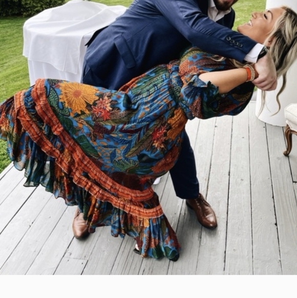 Farm Rio Multicolor Maxi M Dress - Picture 10 of 10